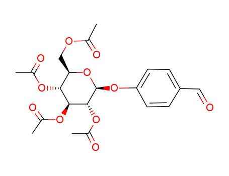 (2R,3R,4S,5R,6S)-2-(acetoxymethyl)-6-(4-formylphenoxy)tetrahydro-2H-pyran-3,4,5-triyl triacetate